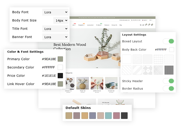 theme customizer