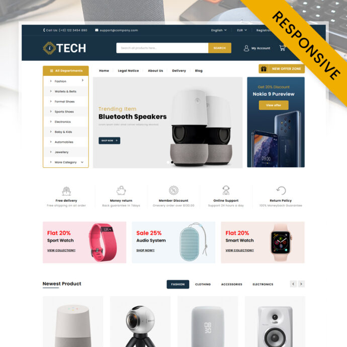 ITech - Electronics Store PrestaShop Theme
