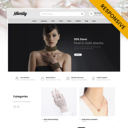 Novelty - Jewelry Store PrestaShop Theme