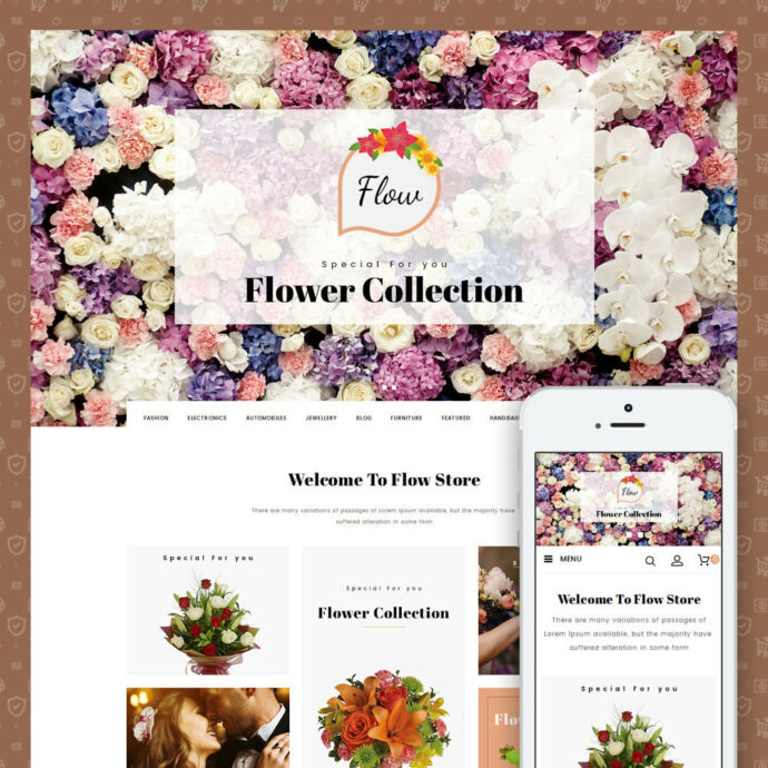 Flow - Flowers Store Prestashop Theme