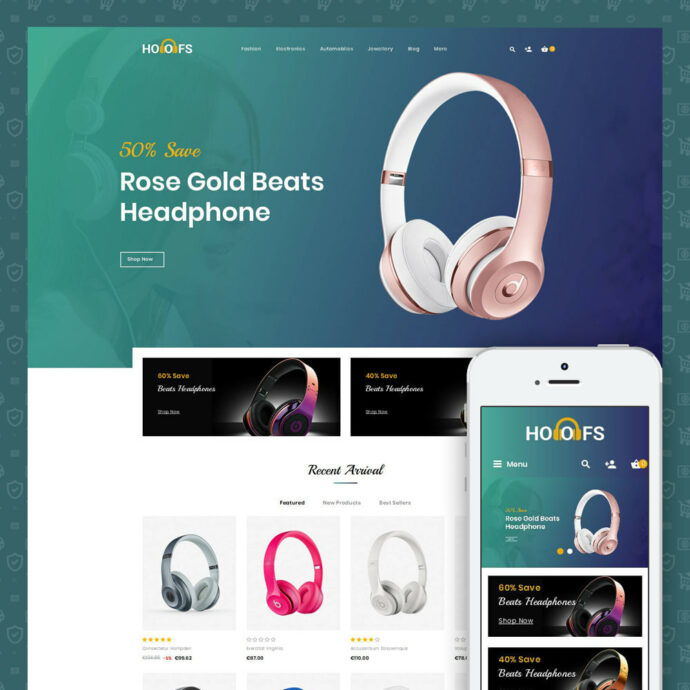 Hoofs - Headphone Store Prestashop Theme