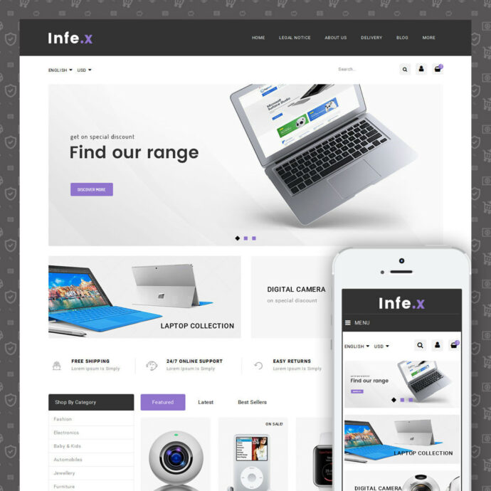 Infex - Electronic Store Prestashop Theme