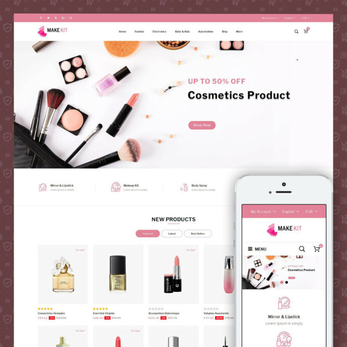Make Kit - Beauty Store Prestashop Theme