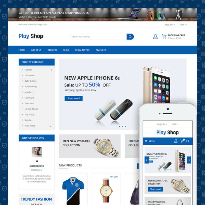 PlayShop - Multipurpose Store Prestashop Theme