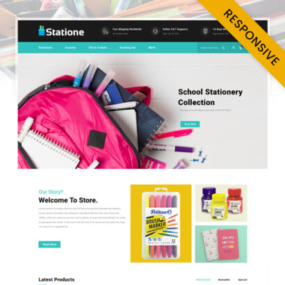 The Stationary Store OpenCart Theme