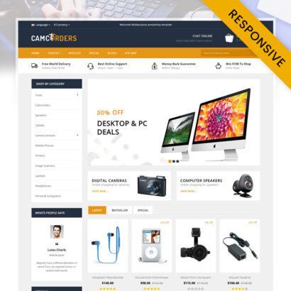 Camcorder - Electronics Store OpenCart Theme