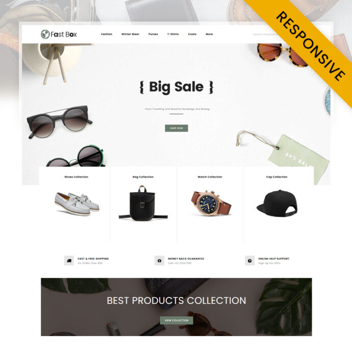 Fast Box - Accessories Store OpenCart Theme