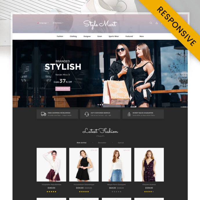 StyleMart - Fashion Store OpenCart Theme