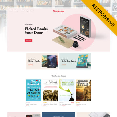 Bookraw - Books Store Prestashop Responsive Theme