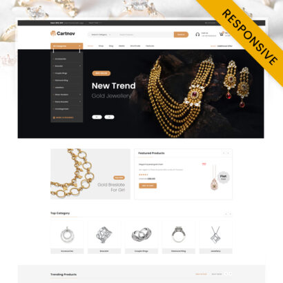 Cartnov - Diamond Jewelry Store WooCommerce Responsive Theme