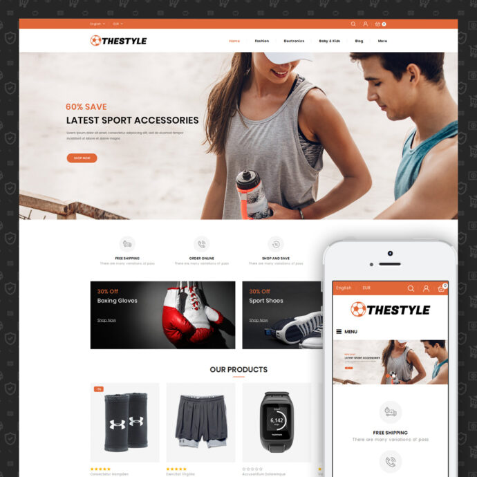 Disports Prestashop Responsive Theme