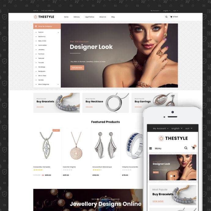 Shiels - Jewellery Store Prestashop Responsive Theme