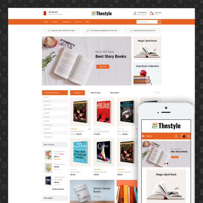 Booklab - Books Store Prestashop Responsive Theme