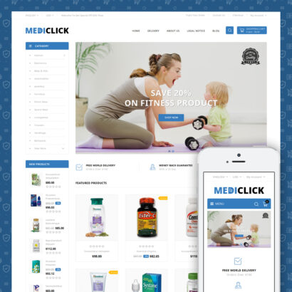 MediClick - Drugs Store Prestashop Theme