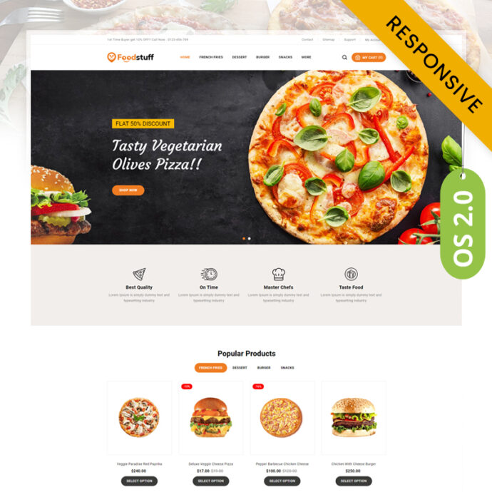 FoodStuff - Best Food Store Shopify 2.0 Responsive Theme