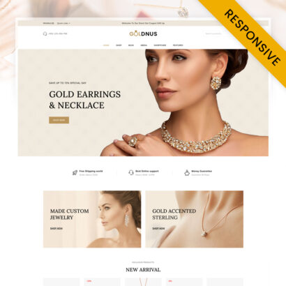 Goldnus - Jewelry Store WooCommerce Responsive Theme