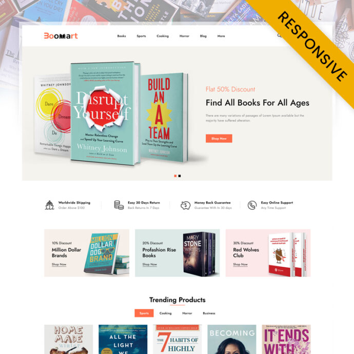 BookMart - Book Store Prestashop Responsive Theme