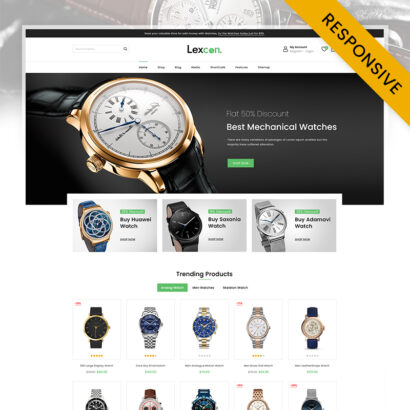 Lexcon - Watch Store WooCommerce Responsive Theme