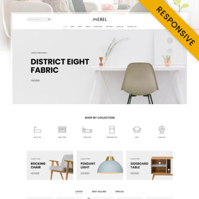 Mebel - Wooden Furniture Store WooCommerce Responsive Theme