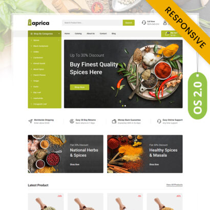 Paprica - Spice Store Shopify 2.0 Responsive Theme