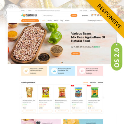 Cartgroce - Grocery Super Store Shopify 2.0 Responsive Theme