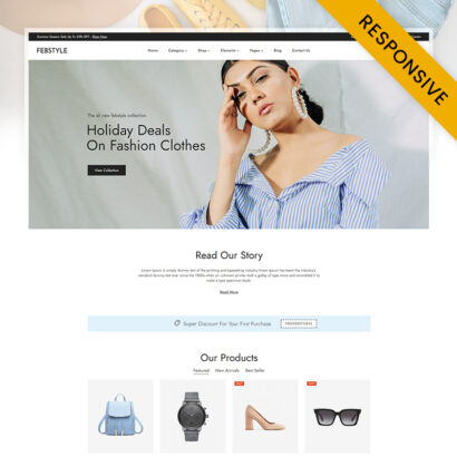 FEBSTYLE - Fashion and Clothes Store Elementor WooCommerce Responsive Theme