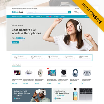 Electshop - Multipurpose Electronics Store Elementor WooCommerce Responsive Theme