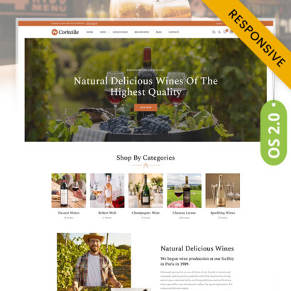 Corkville - Wine and Liquor Store Shopify 2.0 Responsive Theme